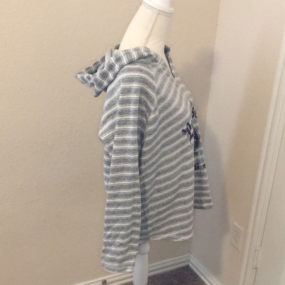 4/$20 padre island striped hoodie - Picture 3 of 9
